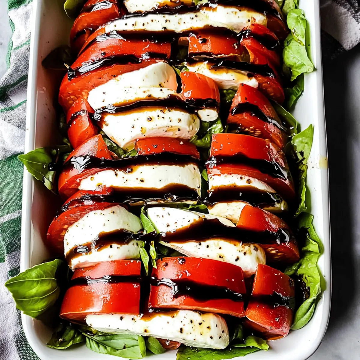 Tomato Basil Mozzarella Salad