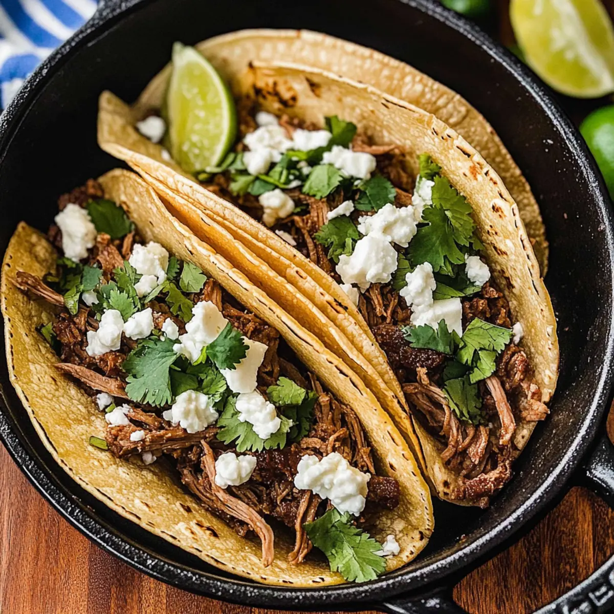 Crock Pot Barbacoa Tacos