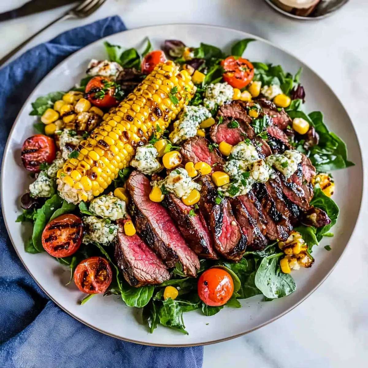 Balsamic Steak Gorgonzola Salad