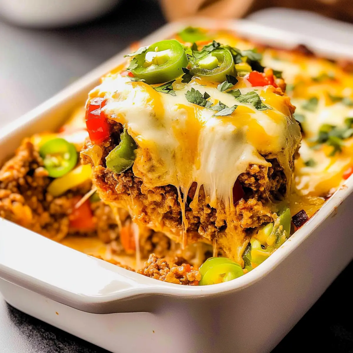 Low Carb Taco Casserole