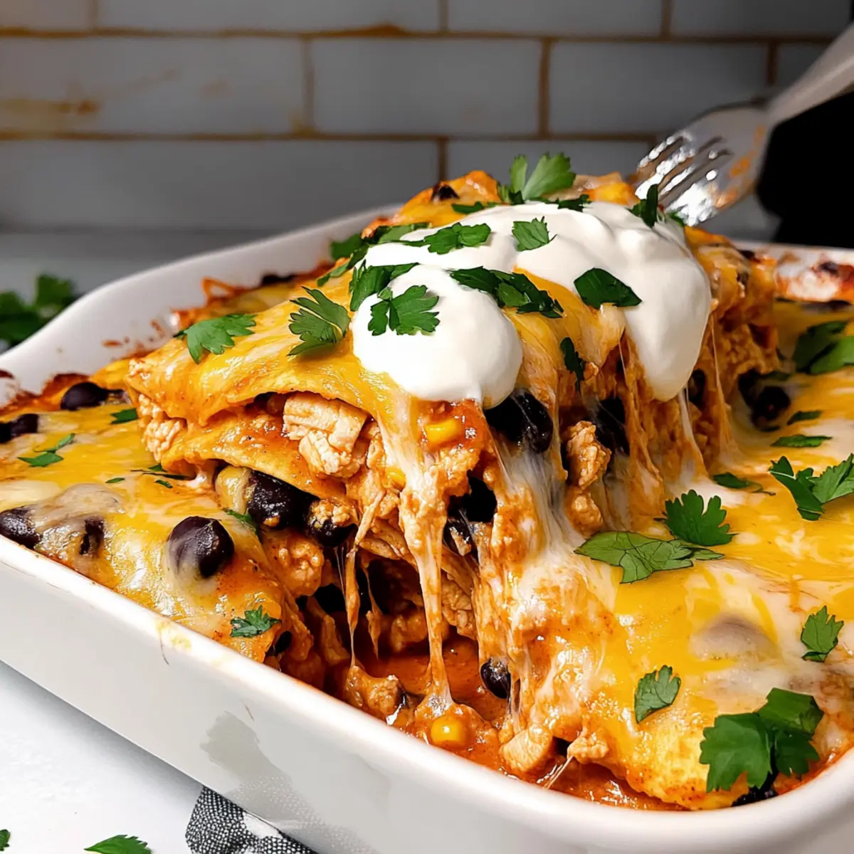 Chicken Enchilada Casserole
