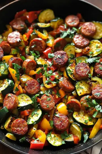 Sausage and Veggies Skillet