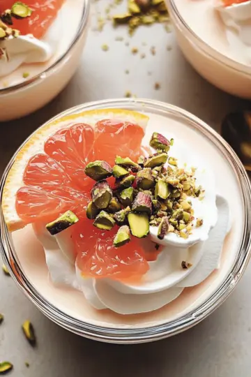 Grapefruit Panna Cotta