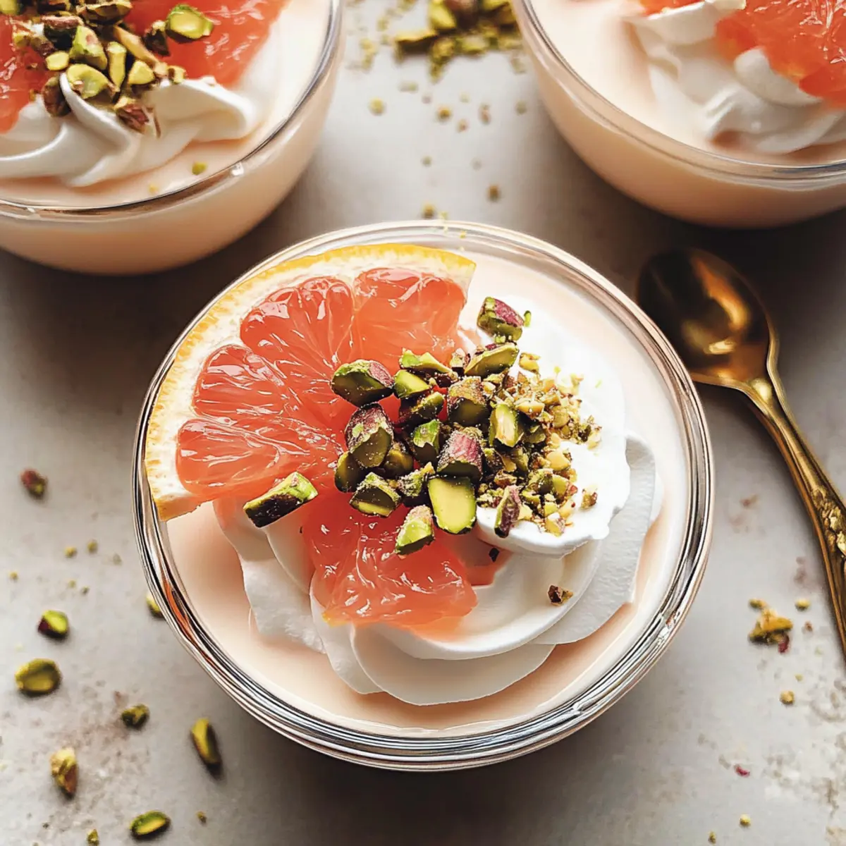 Grapefruit Panna Cotta
