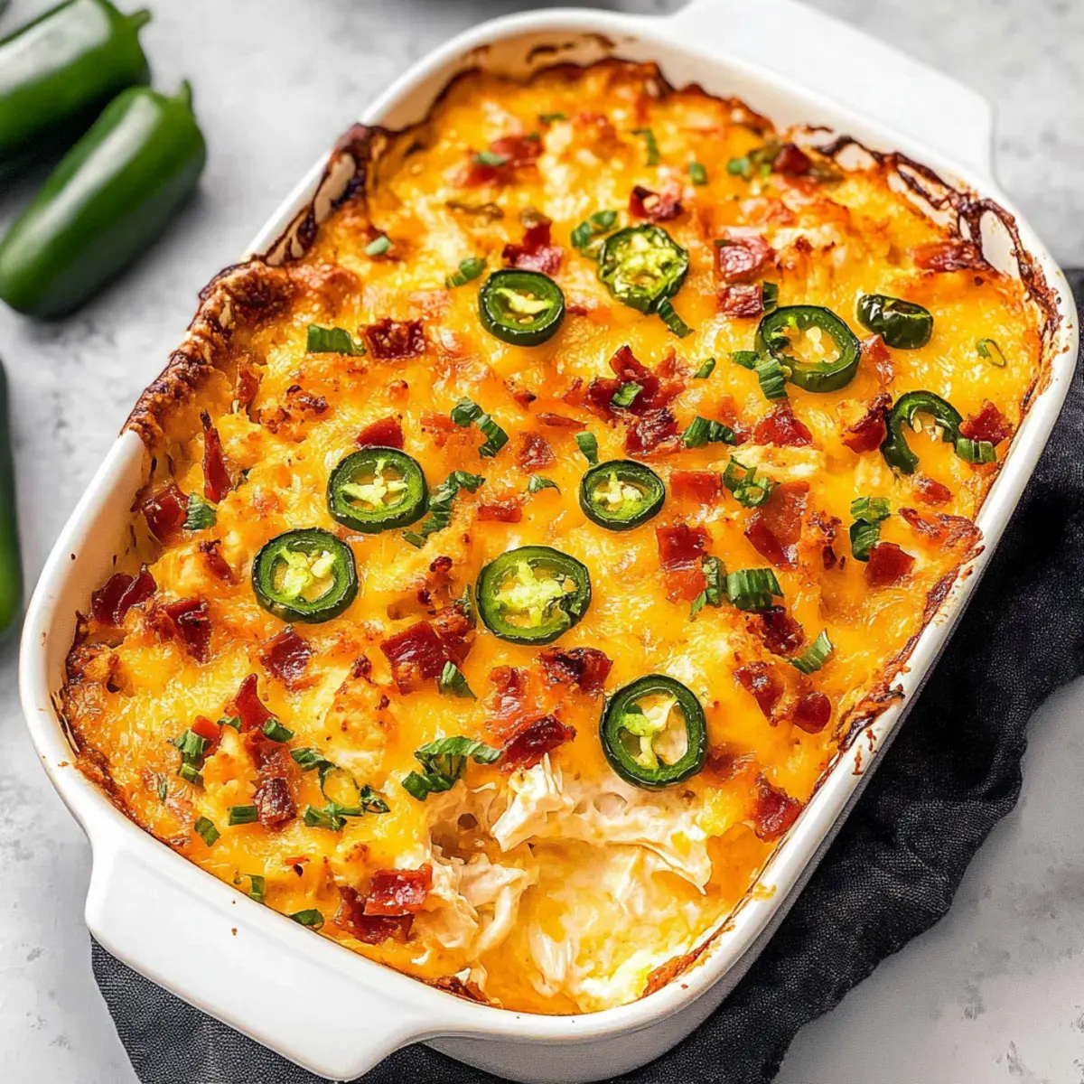 Keto Jalapeno Popper Casserole