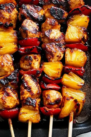 Hawaiian Chicken Skewers