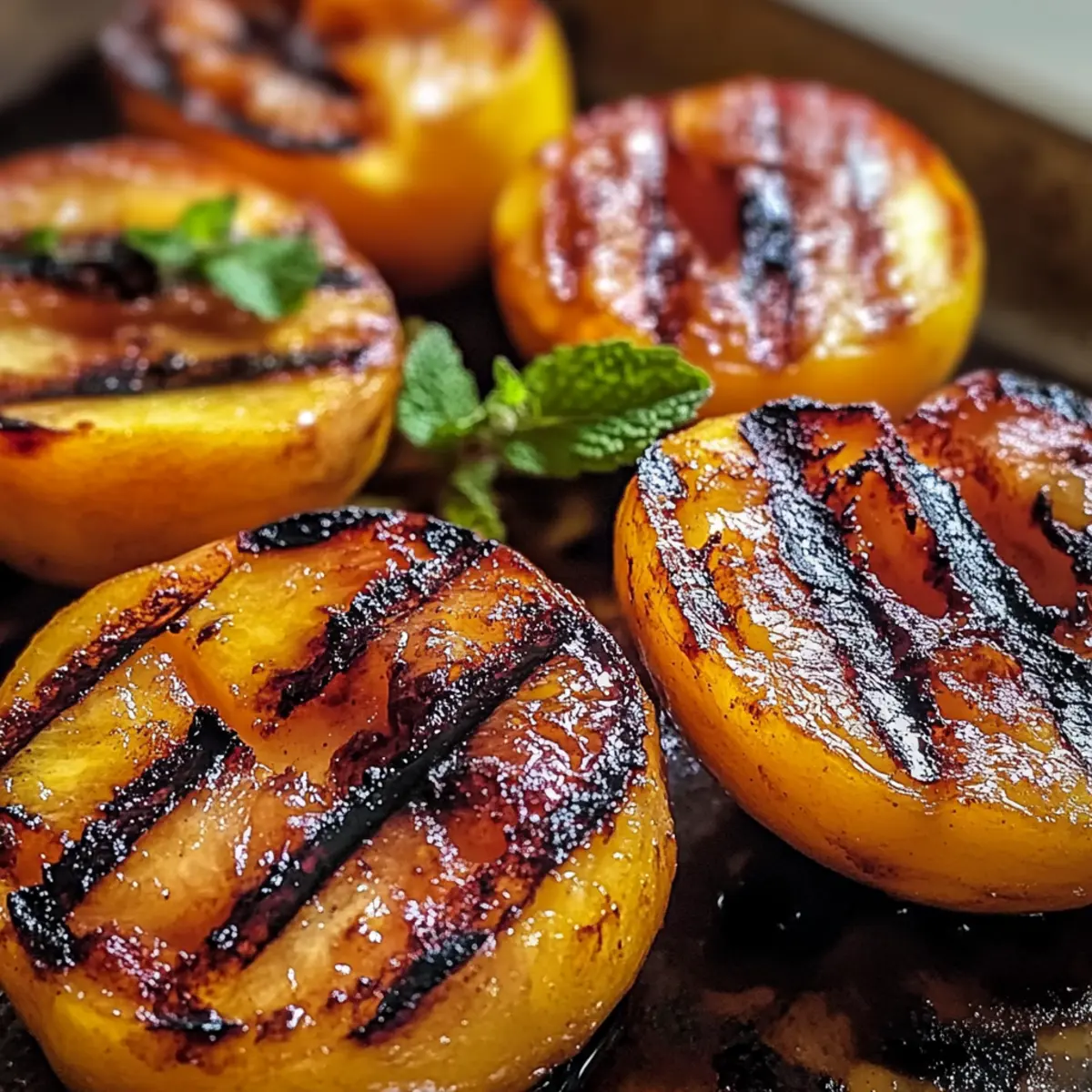 Brown Sugar Grilled Peaches