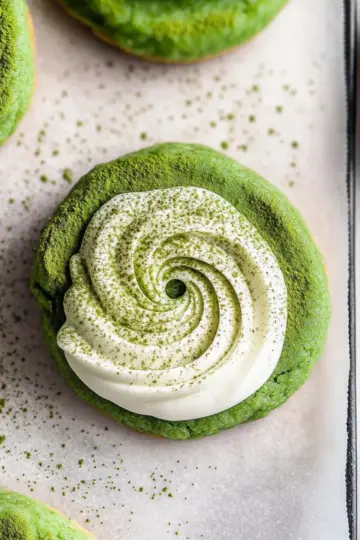 Matcha Latte Cookies