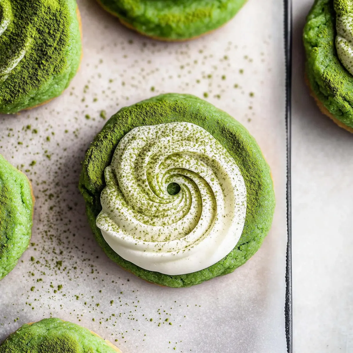 Matcha Latte Cookies