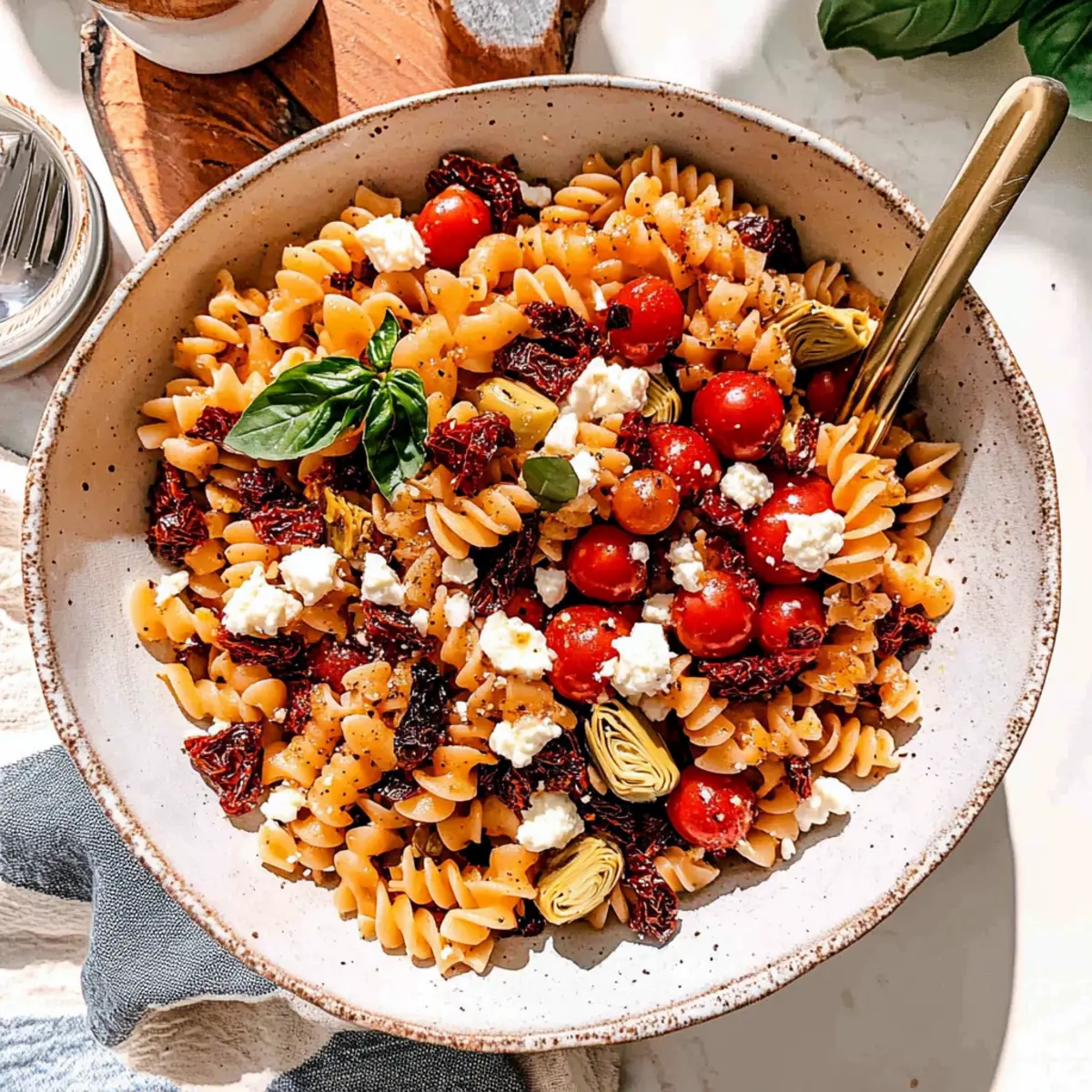 Sun Dried Tomato Pasta Salad