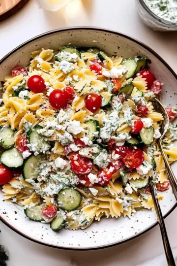 Greek Orzo Pasta Salad