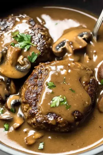 Salisbury Steak with Mushroom Gravy