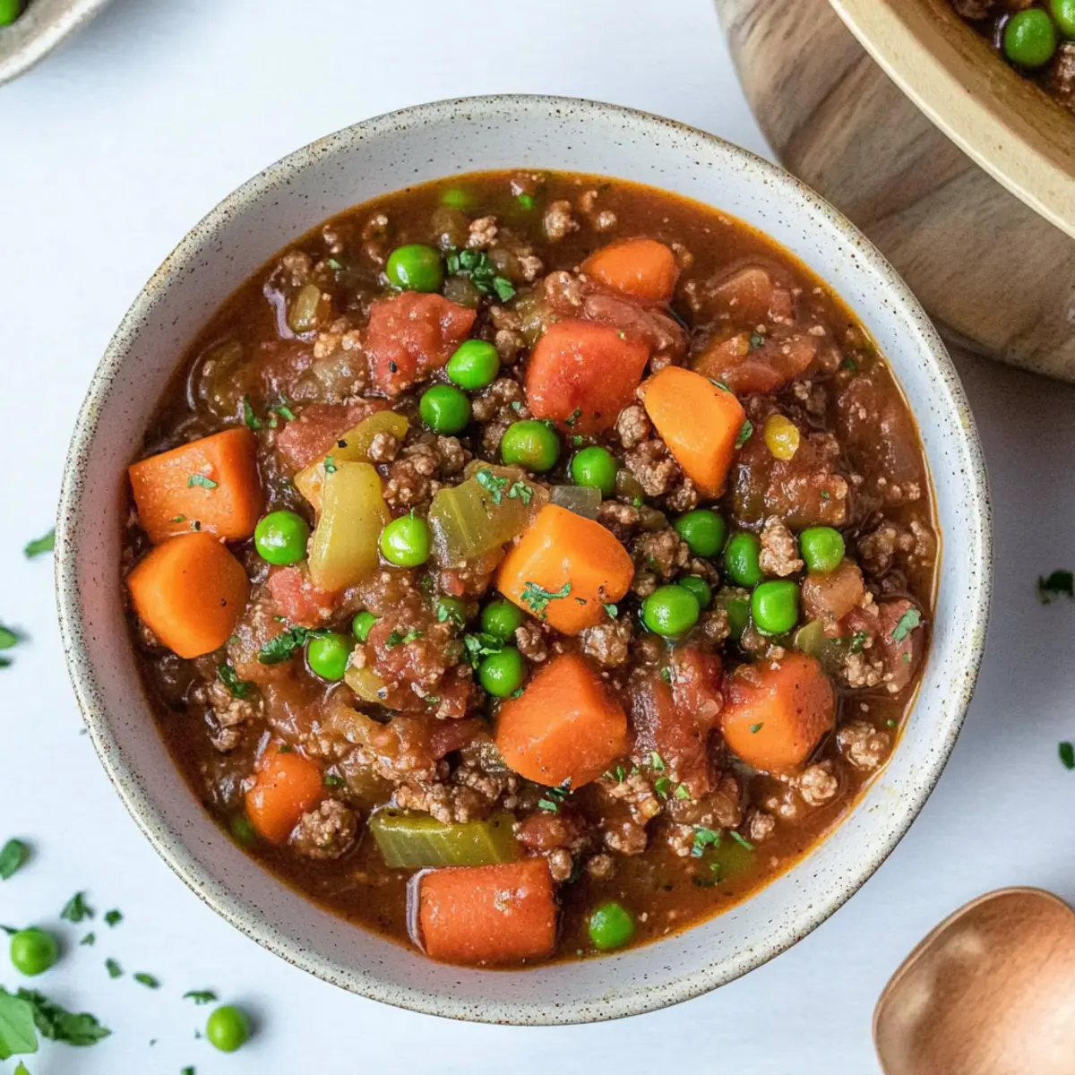 Hamburger Beef Stew