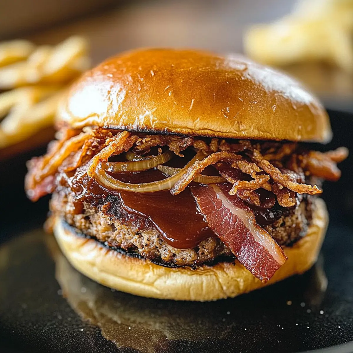 BBQ Meatloaf Burger
