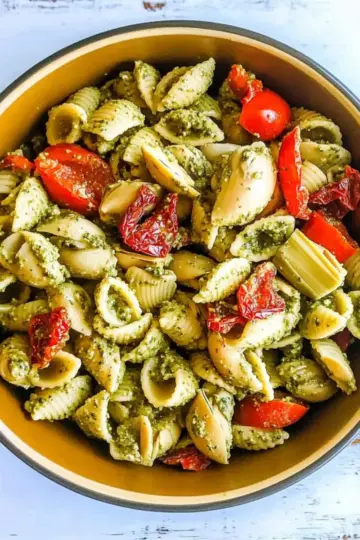 Basil Pesto Pasta Salad