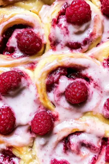 Lemon Raspberry Rolls