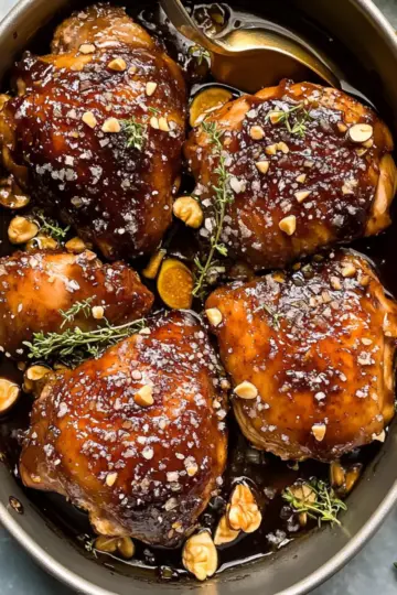 Balsamic Fig Glazed Chicken