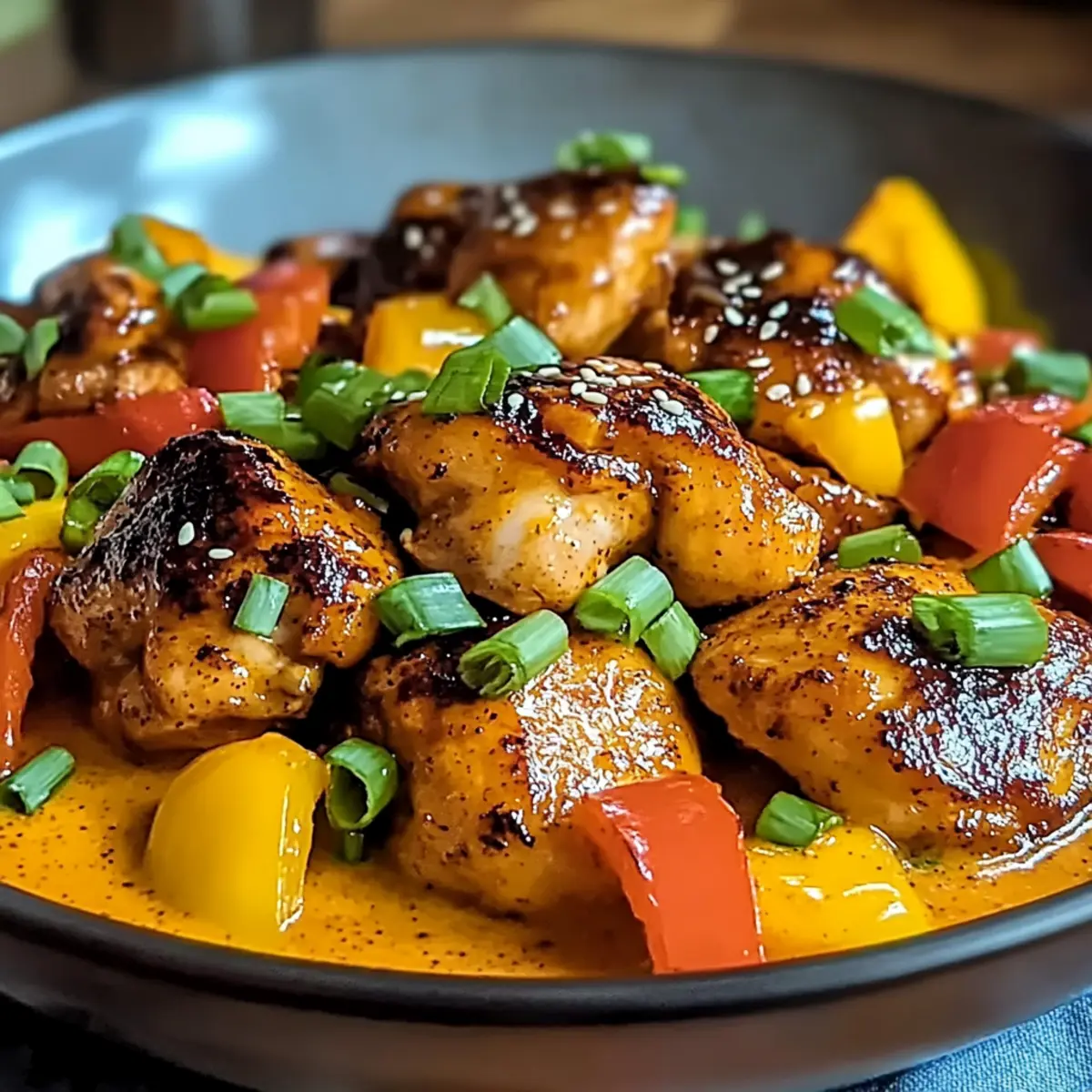 Spicy Sweet Chicken Diablo