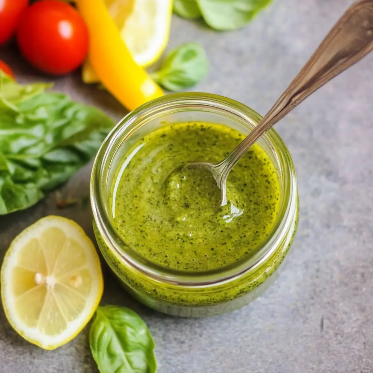 Lemon Basil Vinaigrette