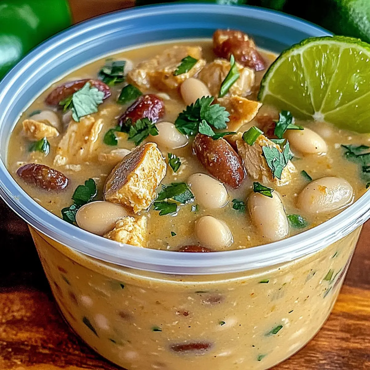 Cajun White Chicken Chili