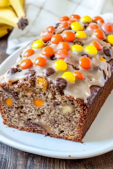 Peanut Butter Banana Quick Bread