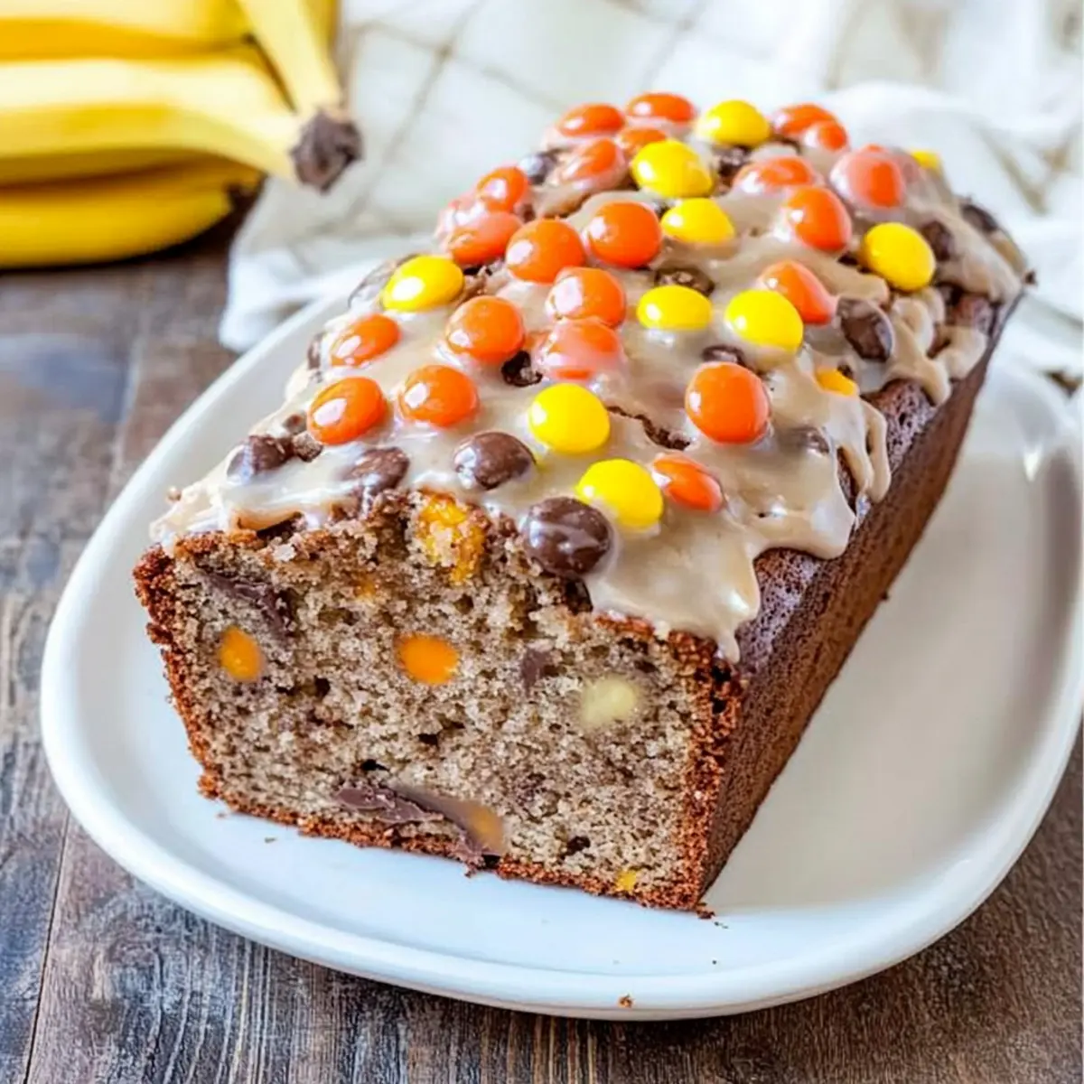 Peanut Butter Banana Quick Bread