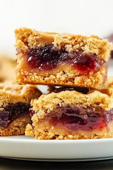 Peanut Butter and Jelly Bars