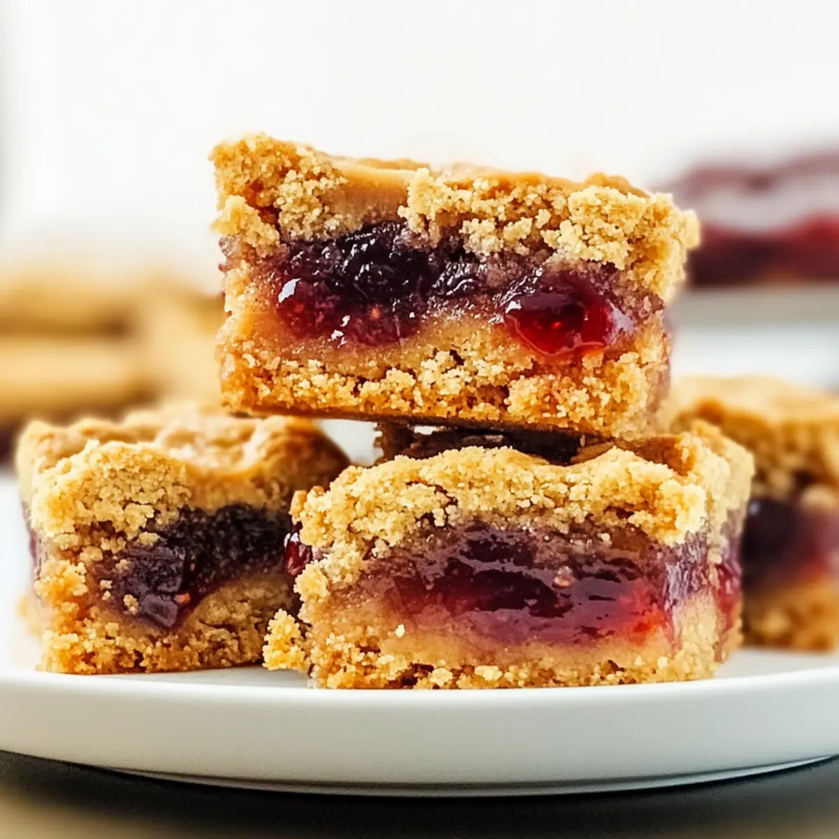 Peanut Butter and Jelly Bars