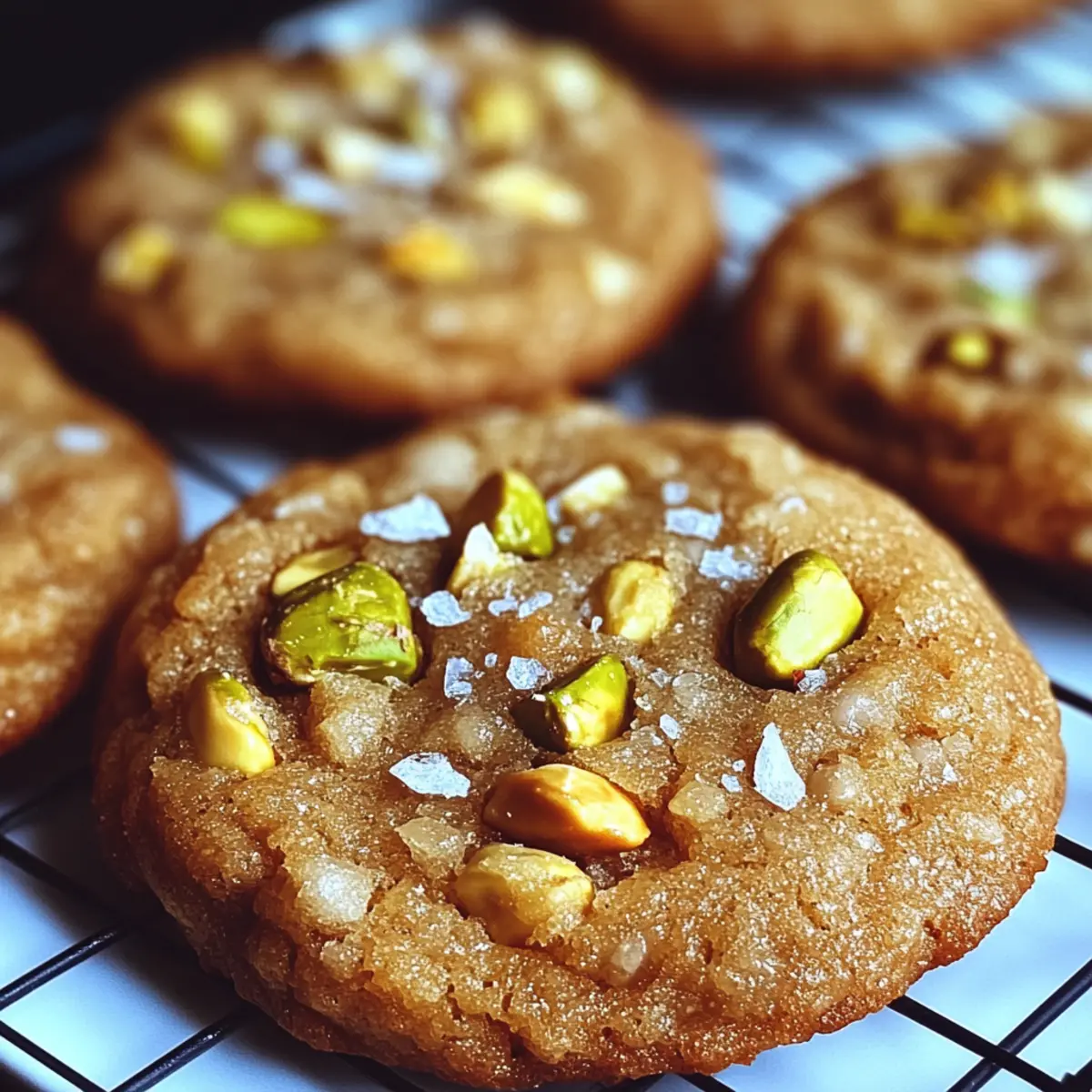 Salted Honey Pistachio Cookies