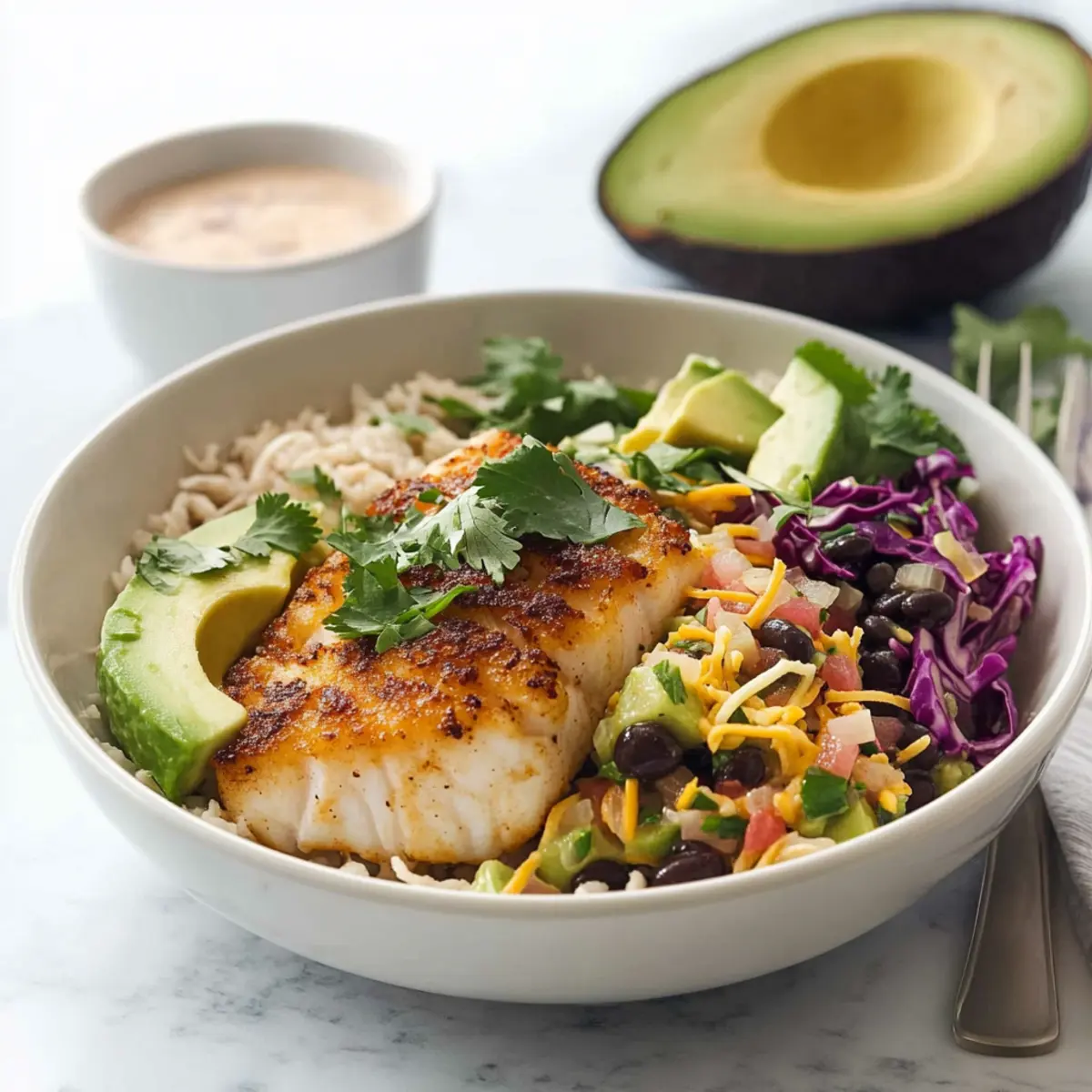 Baja Fish Taco Bowls