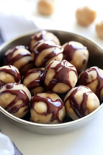 Chocolate Covered Chickpea Protein Balls
