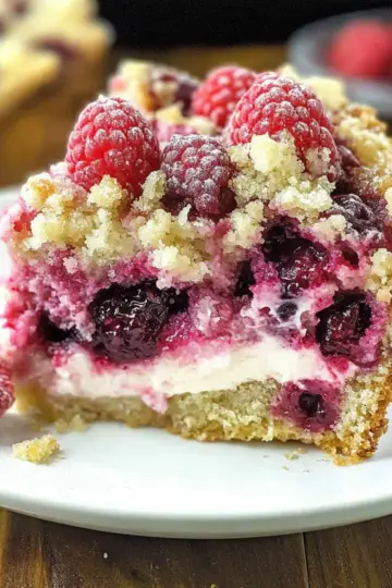 Raspberry Cream Cheese Coffee Cake