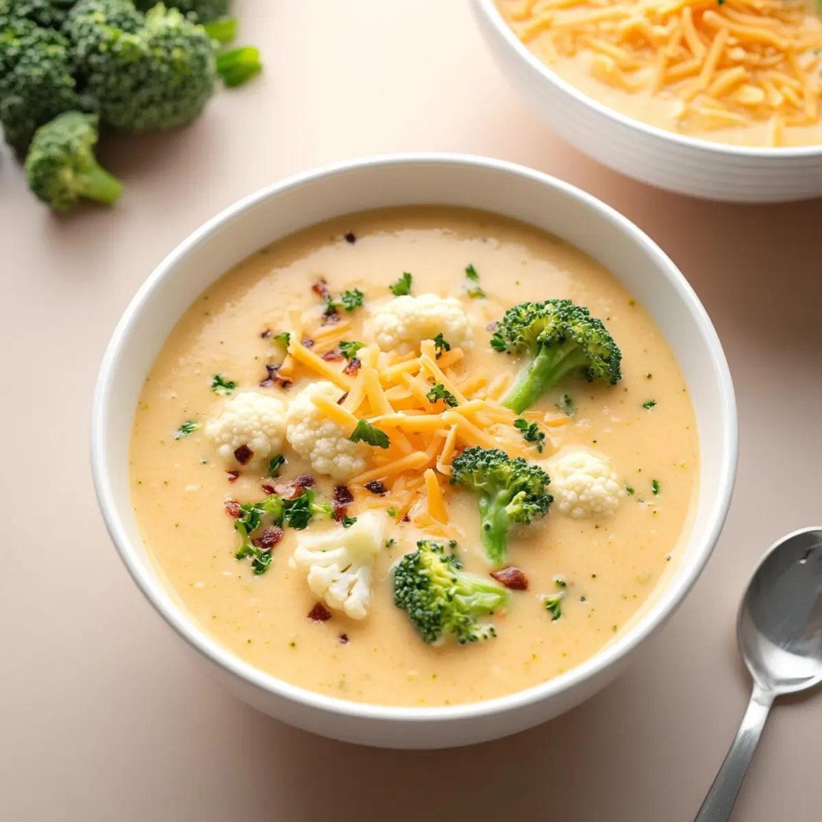 Broccoli Cauliflower Soup
