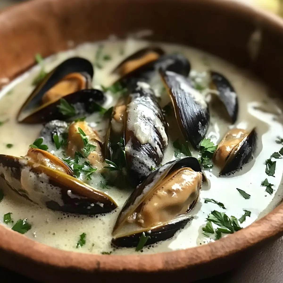 Mussels in White Wine Sauce