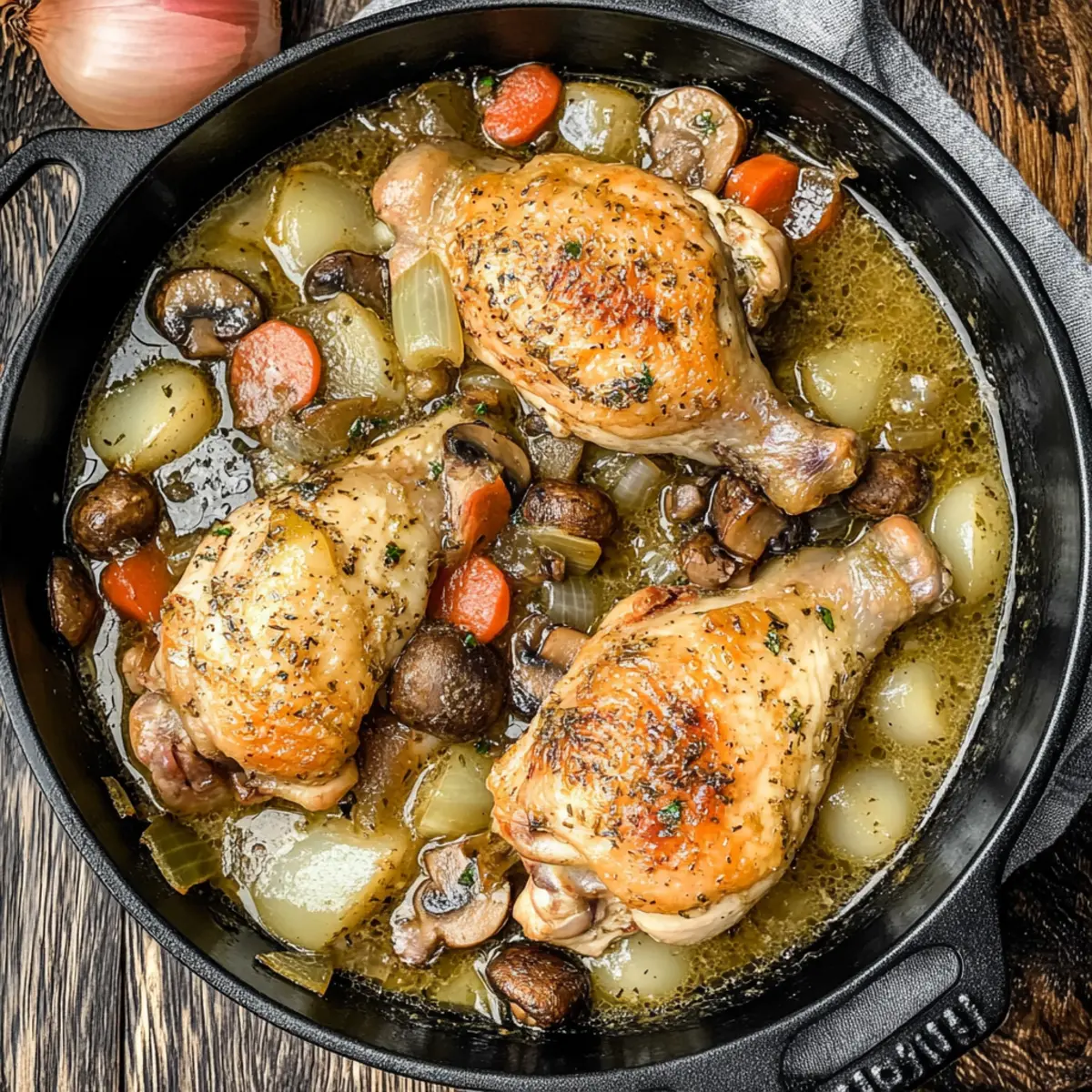 Coq Au Vin Blanc