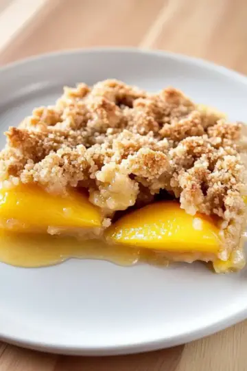 Peach Crumble