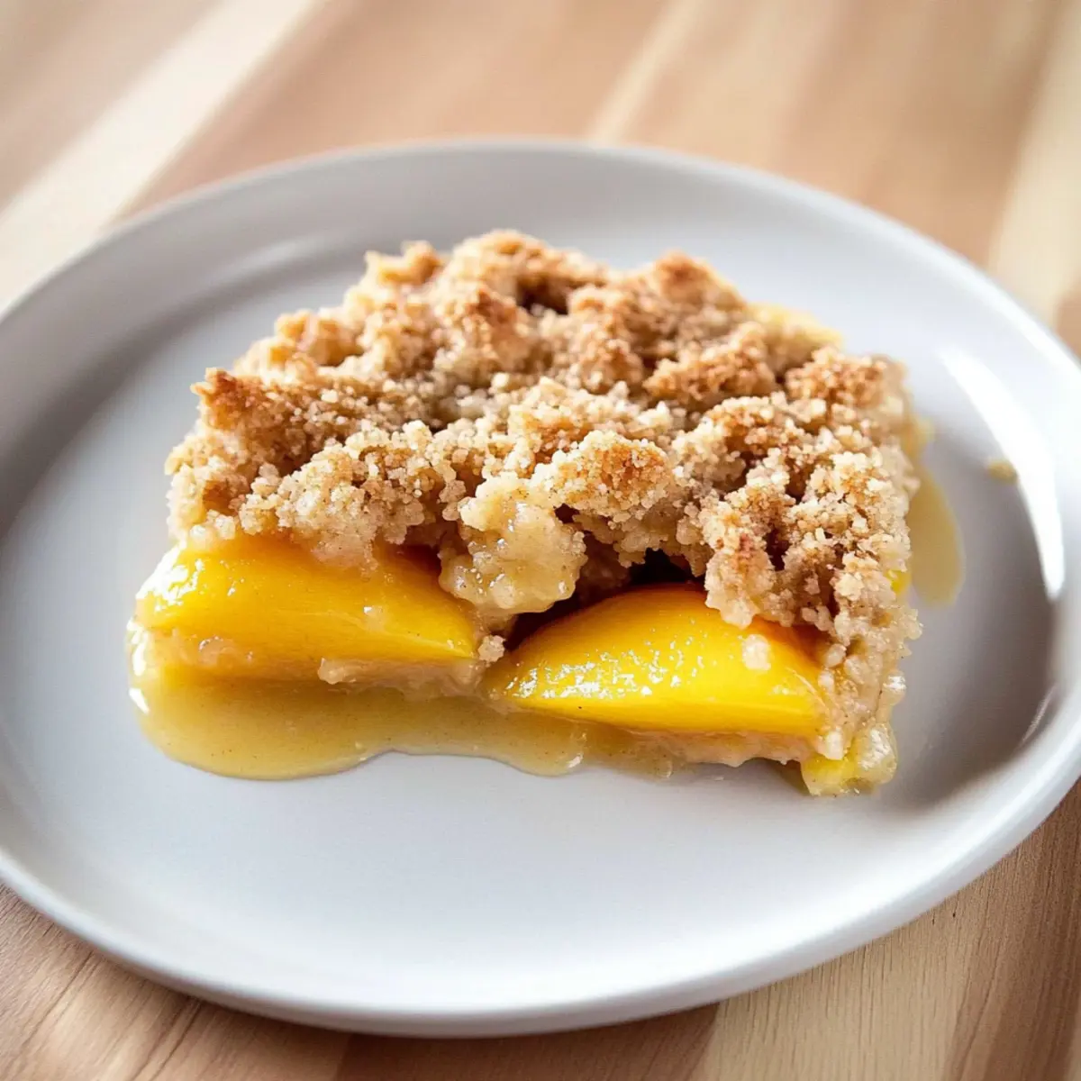 Peach Crumble