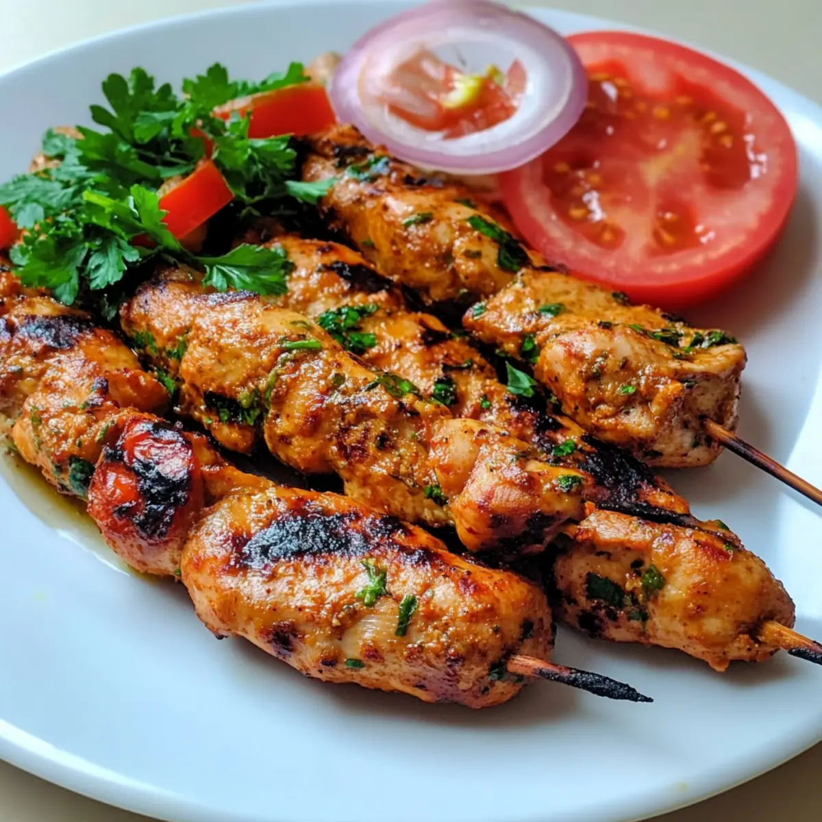 Homemade Chicken Adana Kebabs
