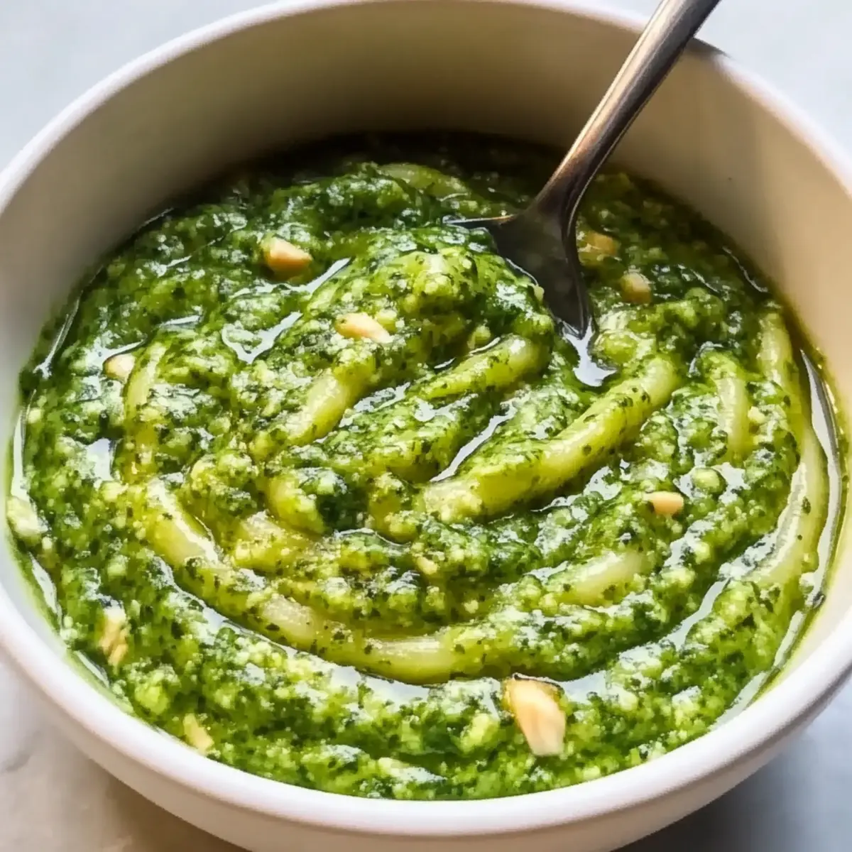Fresh Garlic Scape Pesto