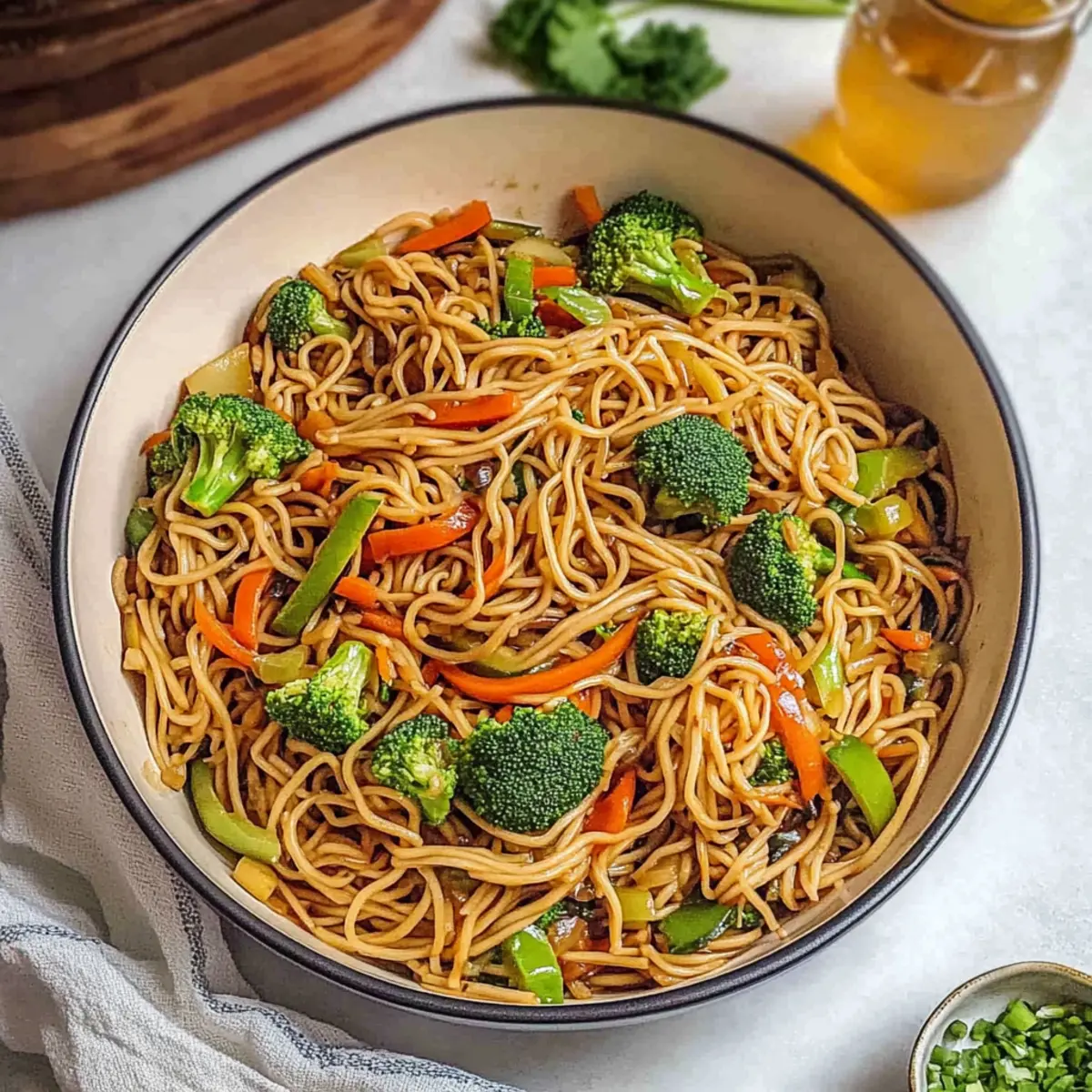 Vegetable Lo Mein Recipe
