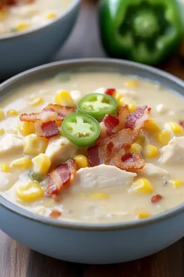 Slow Cooker Chicken and Corn Chowder