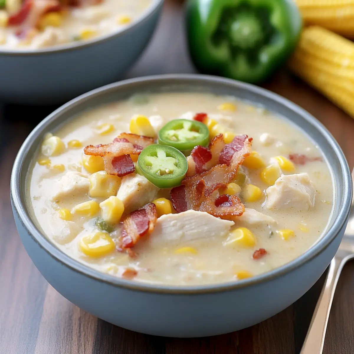 Slow Cooker Chicken and Corn Chowder