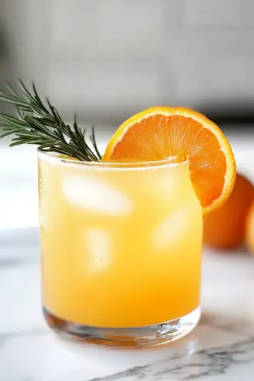 Tangerine Rosemary Mocktail