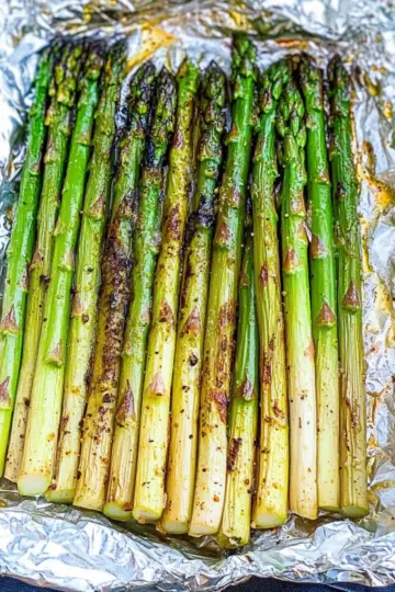 Grilled Asparagus in Foil