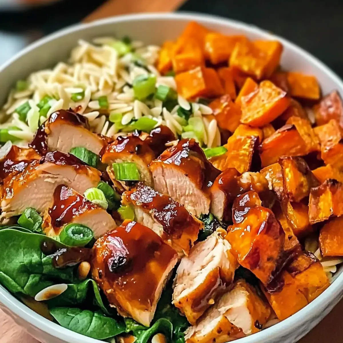 BBQ Chicken Sweet Potato Bowls