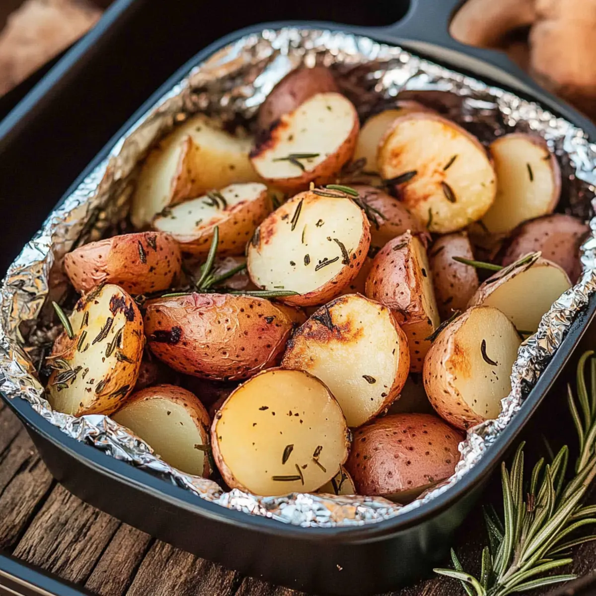 Grilled Potatoes in Foil