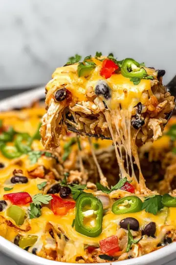 Chicken Burrito Casserole