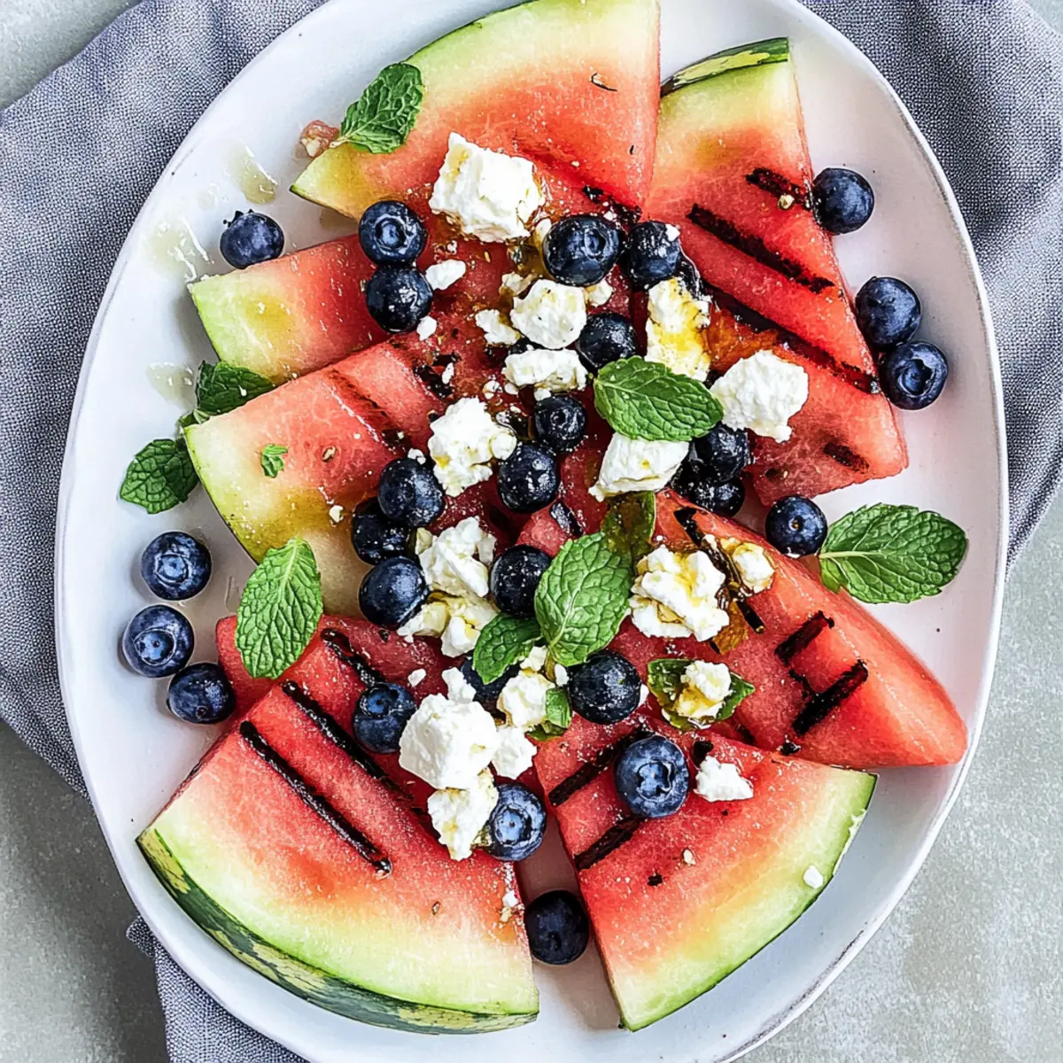 Grilled Watermelon Salad