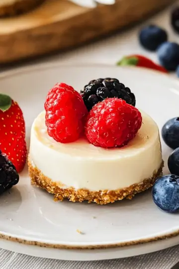 No Bake Mini Cheesecakes