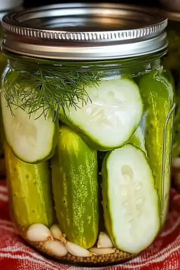 Crunchy Dill Pickle Recipe